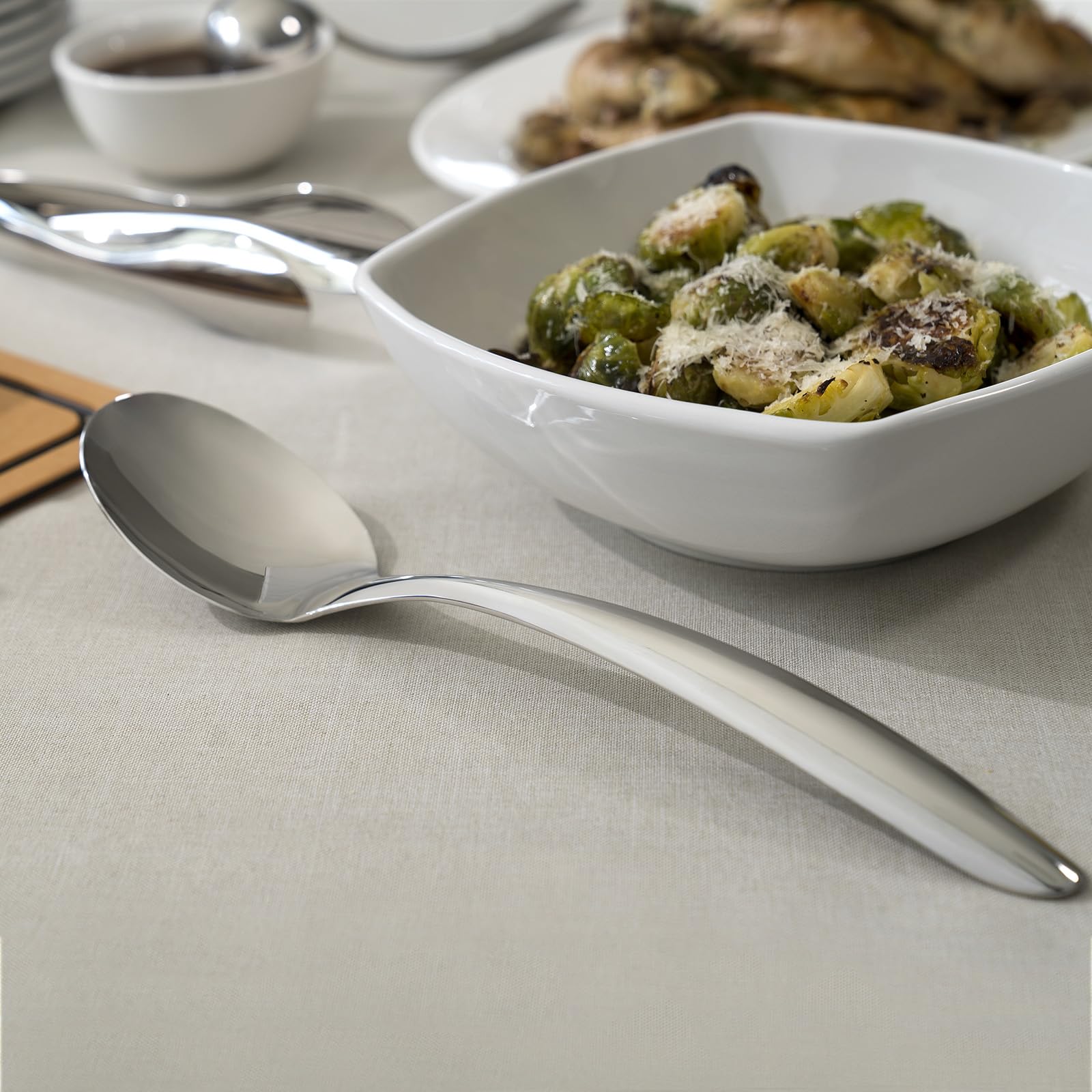 Cuisipro - TEMPO Solid Spoon 18/8 SS, 13.5