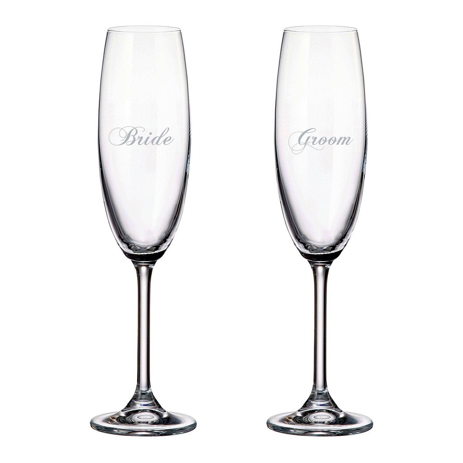 Cuisivin - Bride & Groom Champagne Flute Set