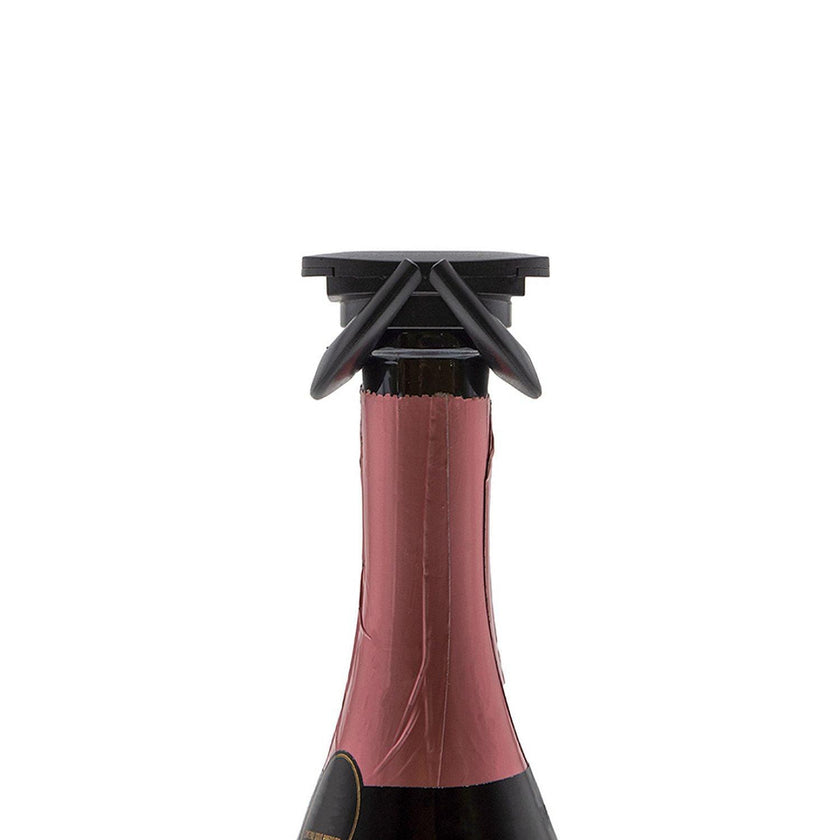 Cuisivin - Clip Cap Champagne Stopper - Orange