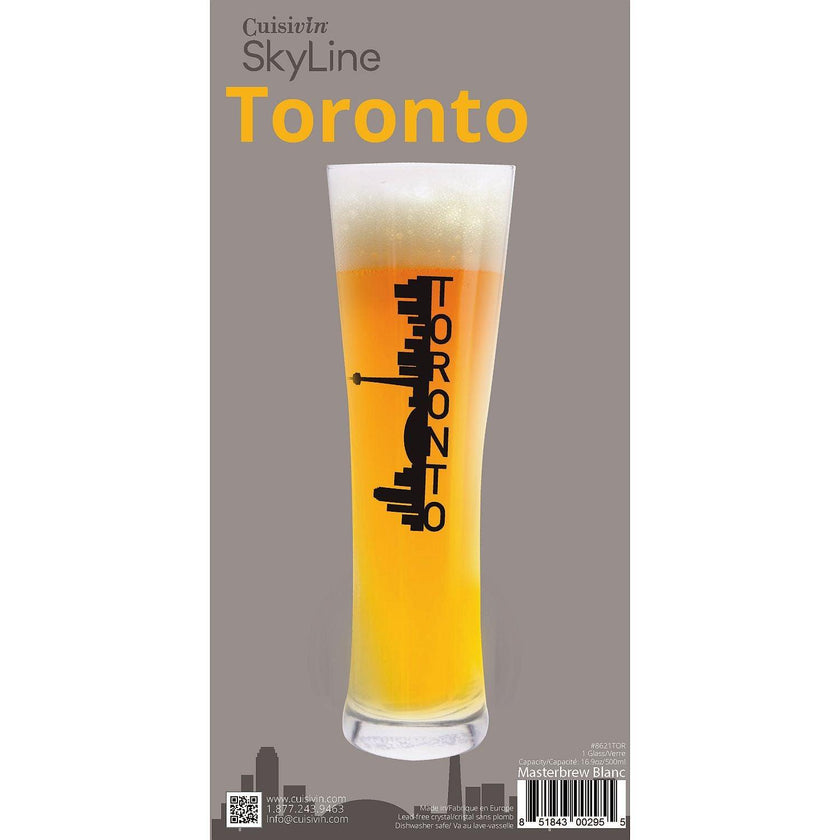 Cuisivin - Skyline Toronto Beer Glass