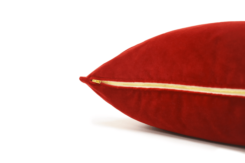 Escarlata Velvet Cushion Cover
