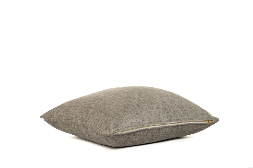 Grey Chenille Cushion Cover
