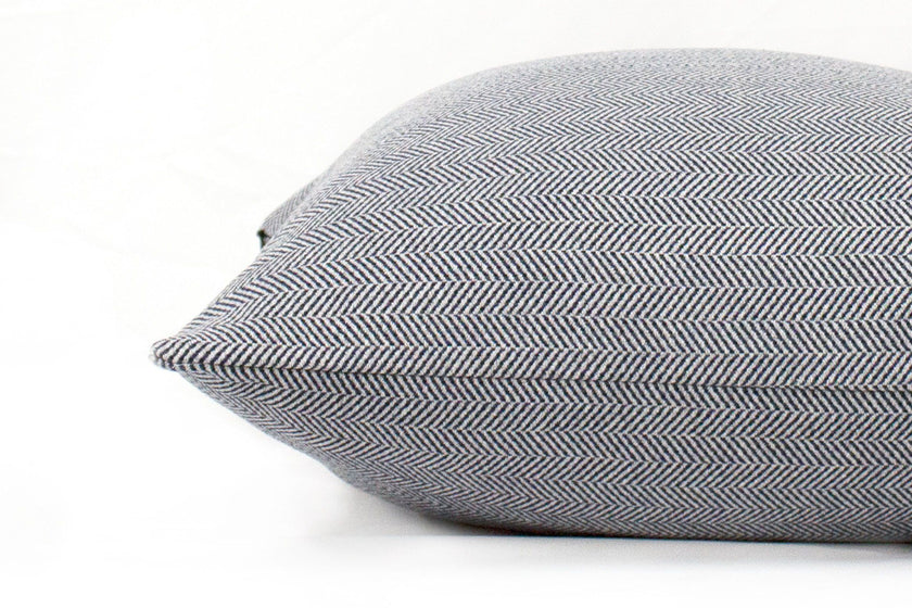 Denim Herringbone Cushion Cover