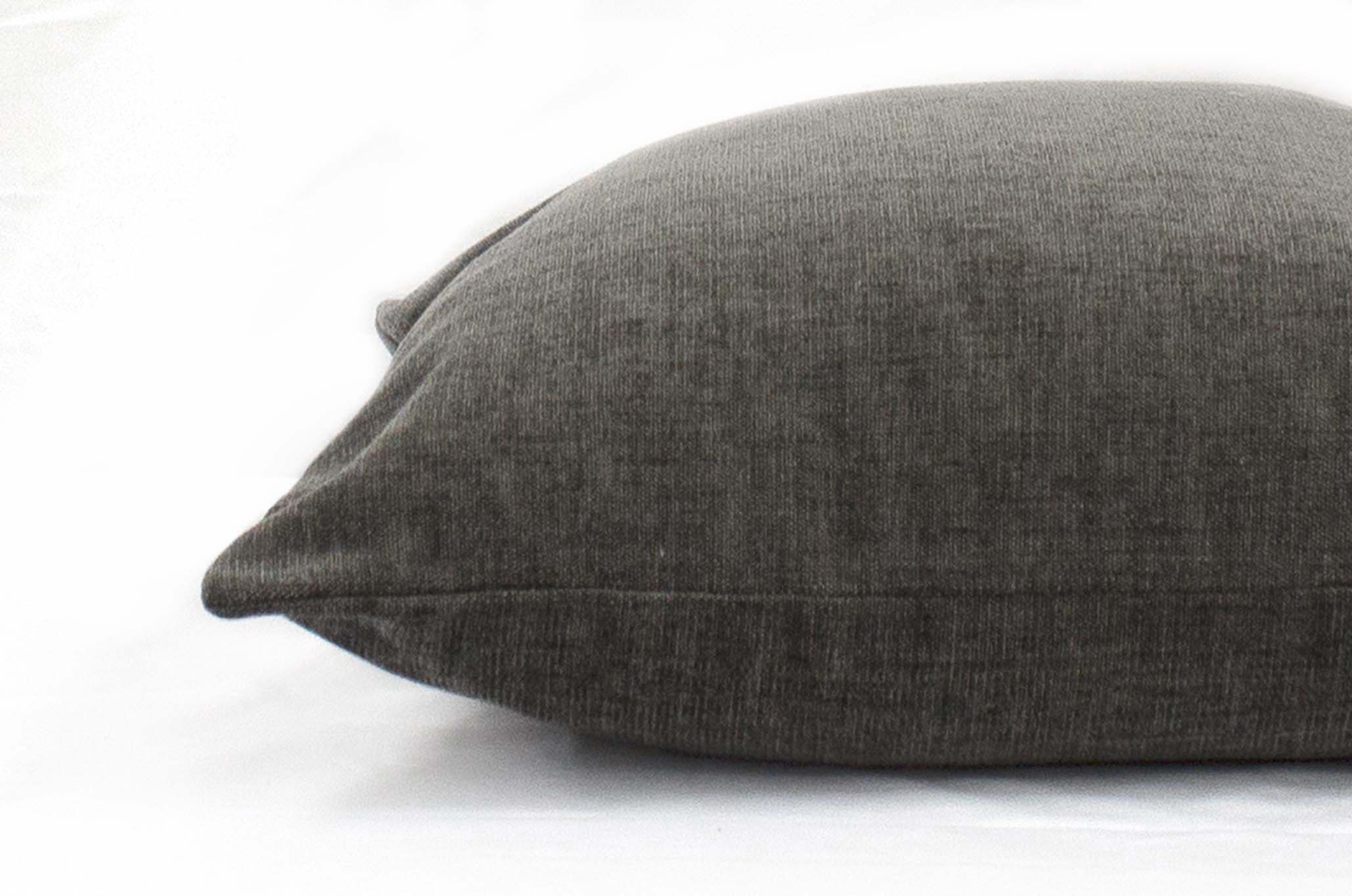 Slate Chenille Cushion Cover