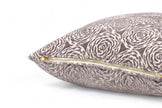 Mauve Floral Cushion Cover