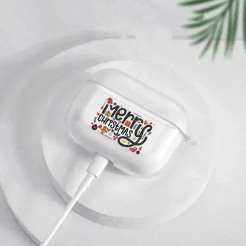 Custom Soft Silicone Transparent Air pods Pro Earphone Case Cover