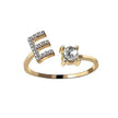 Customizable 26-Letter Ring: Fashionable & Elegant Jewelry
