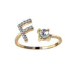 Customizable 26-Letter Ring: Fashionable & Elegant Jewelry