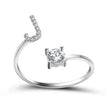 Customizable 26-Letter Ring: Fashionable & Elegant Jewelry