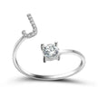 Customizable 26-Letter Ring: Fashionable & Elegant Jewelry