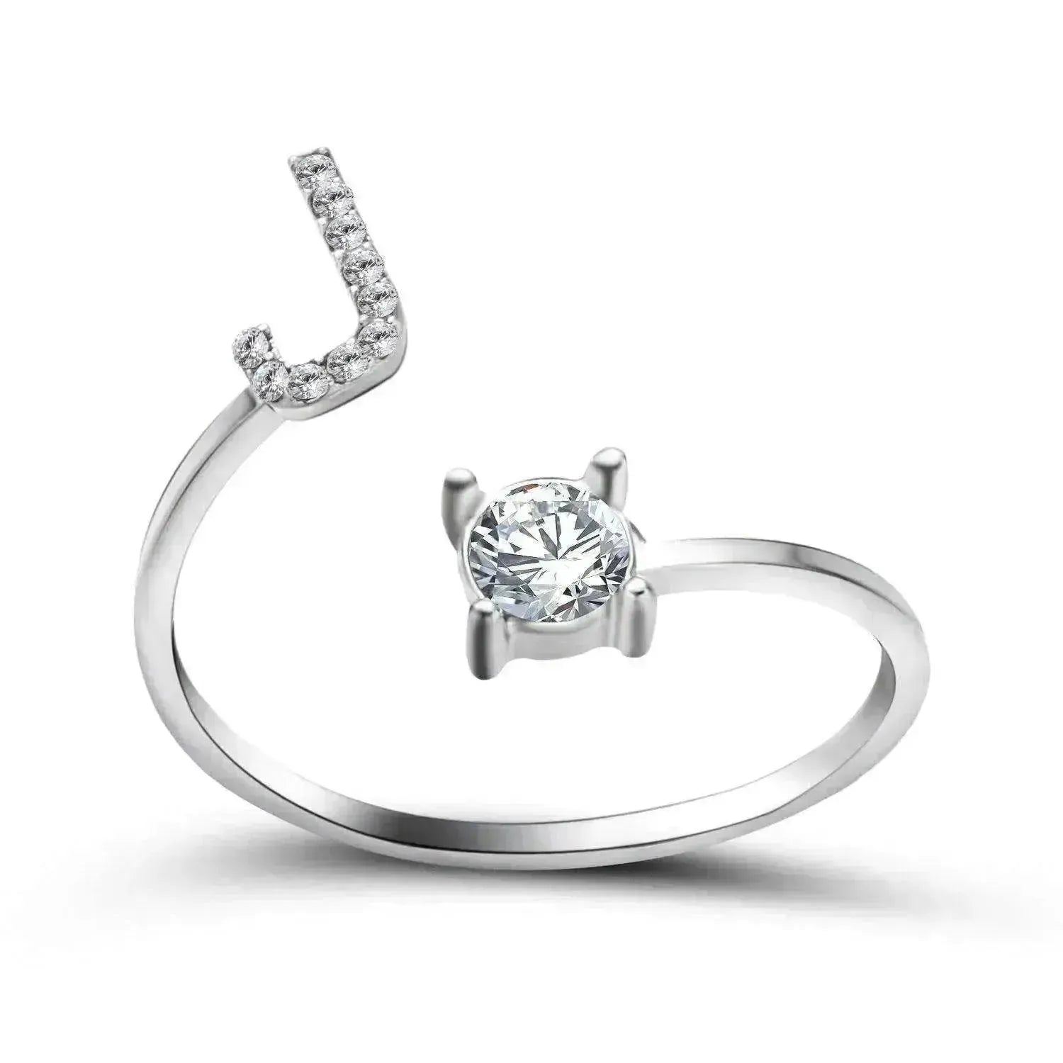 Customizable 26-Letter Ring: Fashionable & Elegant Jewelry