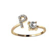 Customizable 26-Letter Ring: Fashionable & Elegant Jewelry