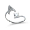 Customizable 26-Letter Ring: Fashionable & Elegant Jewelry