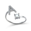 Customizable 26-Letter Ring: Fashionable & Elegant Jewelry
