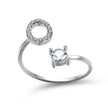 Customizable 26-Letter Ring: Fashionable & Elegant Jewelry