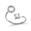 Customizable 26-Letter Ring: Fashionable & Elegant Jewelry
