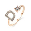 Customizable 26-Letter Ring: Fashionable & Elegant Jewelry