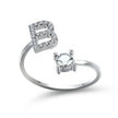 Customizable 26-Letter Ring: Fashionable & Elegant Jewelry