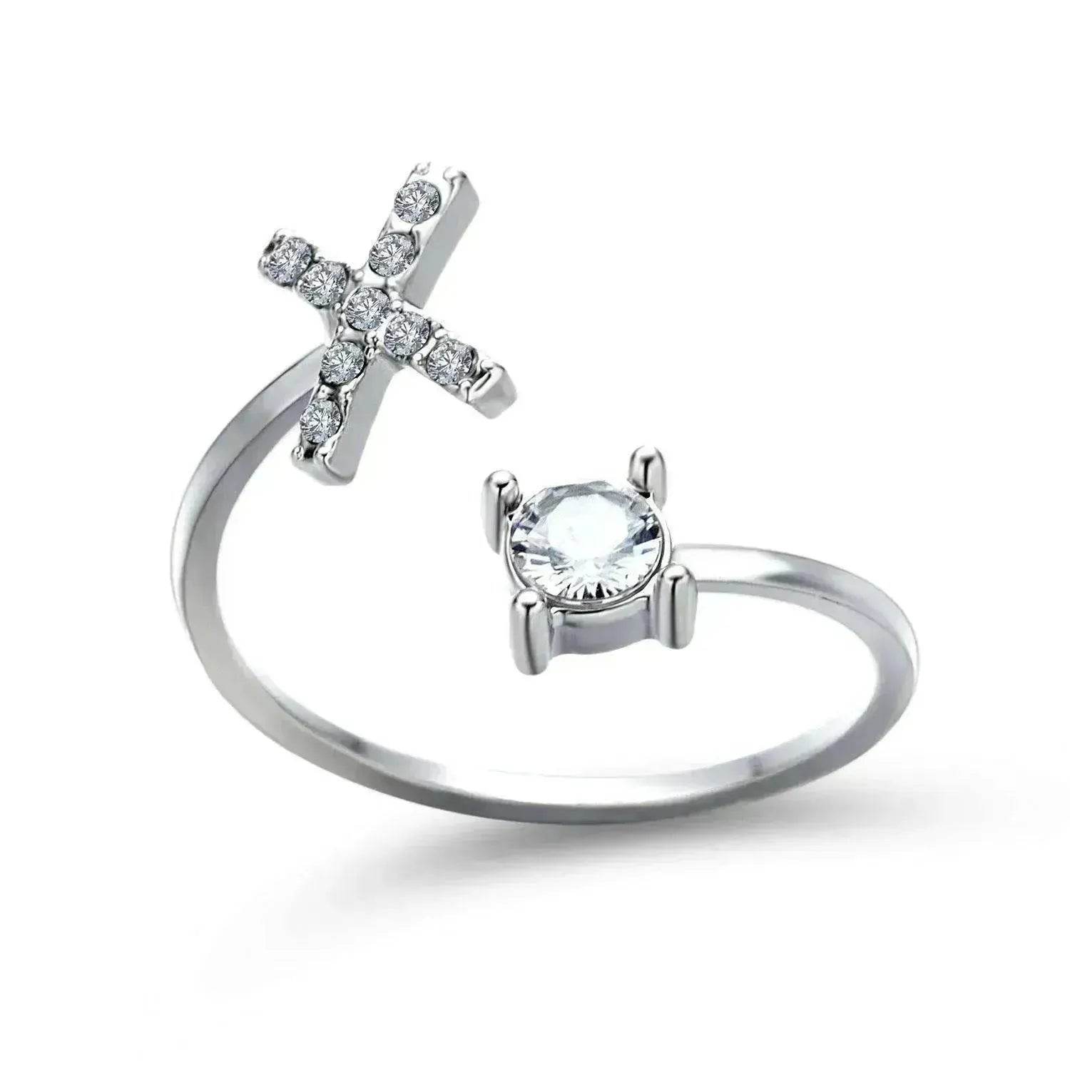 Customizable 26-Letter Ring: Fashionable & Elegant Jewelry