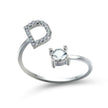 Customizable 26-Letter Ring: Fashionable & Elegant Jewelry