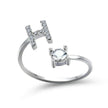Customizable 26-Letter Ring: Fashionable & Elegant Jewelry