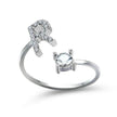 Customizable 26-Letter Ring: Fashionable & Elegant Jewelry
