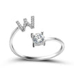 Customizable 26-Letter Ring: Fashionable & Elegant Jewelry