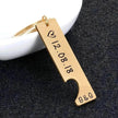 Customized Couples Electroplating Keychain
