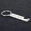 Customized Couples Electroplating Keychain