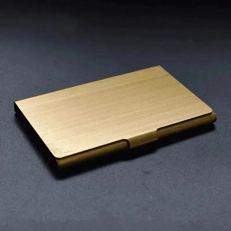 Customized Metal titanium business card holder
