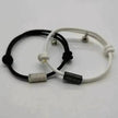 Customized Name Bracelet Eternal Love Magnet Staniless Steel Couples Bracelet