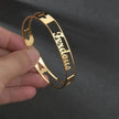 Customized Name Bracelet Personalized Custom Bangles Stainless Steel Jewelry