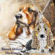 Cute Baggy Hound Pendant Necklace