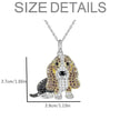 Cute Baggy Hound Pendant Necklace