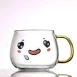 Cute Glass Expression Coffee Cup Mug
