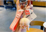 Cute Original Pig Chrysanthemum Keychain Trend Keychain