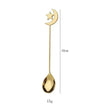 Cute Star and Moon 304 Stainless Steel Spoon and Fork Set for Coffee