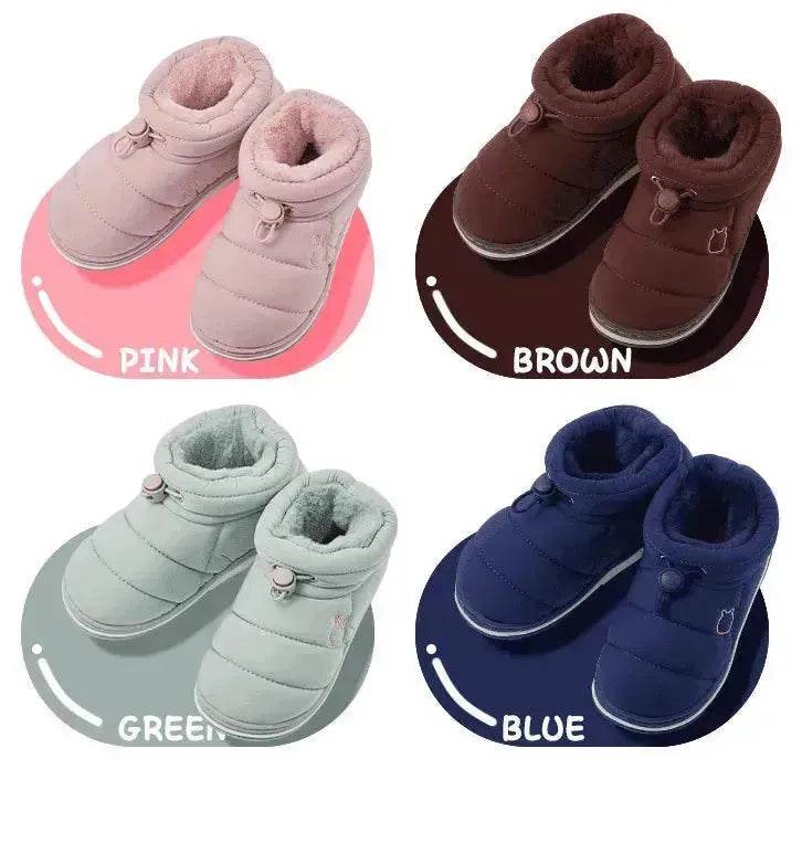 Cute Warm Boy And Girl Home Cotton Baby Infact Plush Baby Toddler shoe