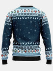 Cute Penguin Sweater with Pom Pom