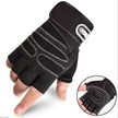 Cycling Gloves Half Finger Breathable Elastic for gym