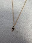 Standout Boutique Lightning 14k Gold Bond Necklace