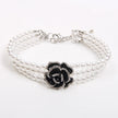 Midnight Rose Dog Necklace | Formal Dog Jewelry Collar