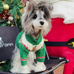 Gingerbread Christmas Dog Sweater – Holiday Knit Winter Outfit for Dogs