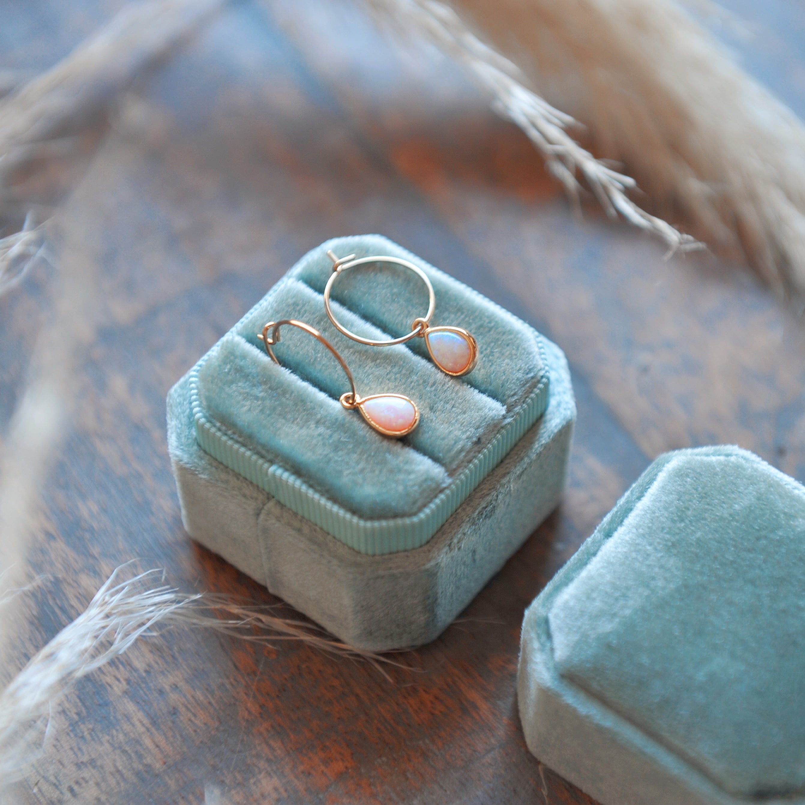 Opal hoop