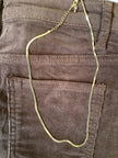 Gold Snake Chain Necklace