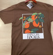 Respect the Locals Peaches Brown T-Shirt