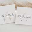 Rosemary Cross Stud Earrings