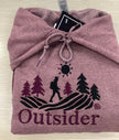 Maroon Outsider Camping Hoodie