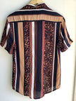 Vintage MIX Elemento Leopard Print Button-Up Shirt