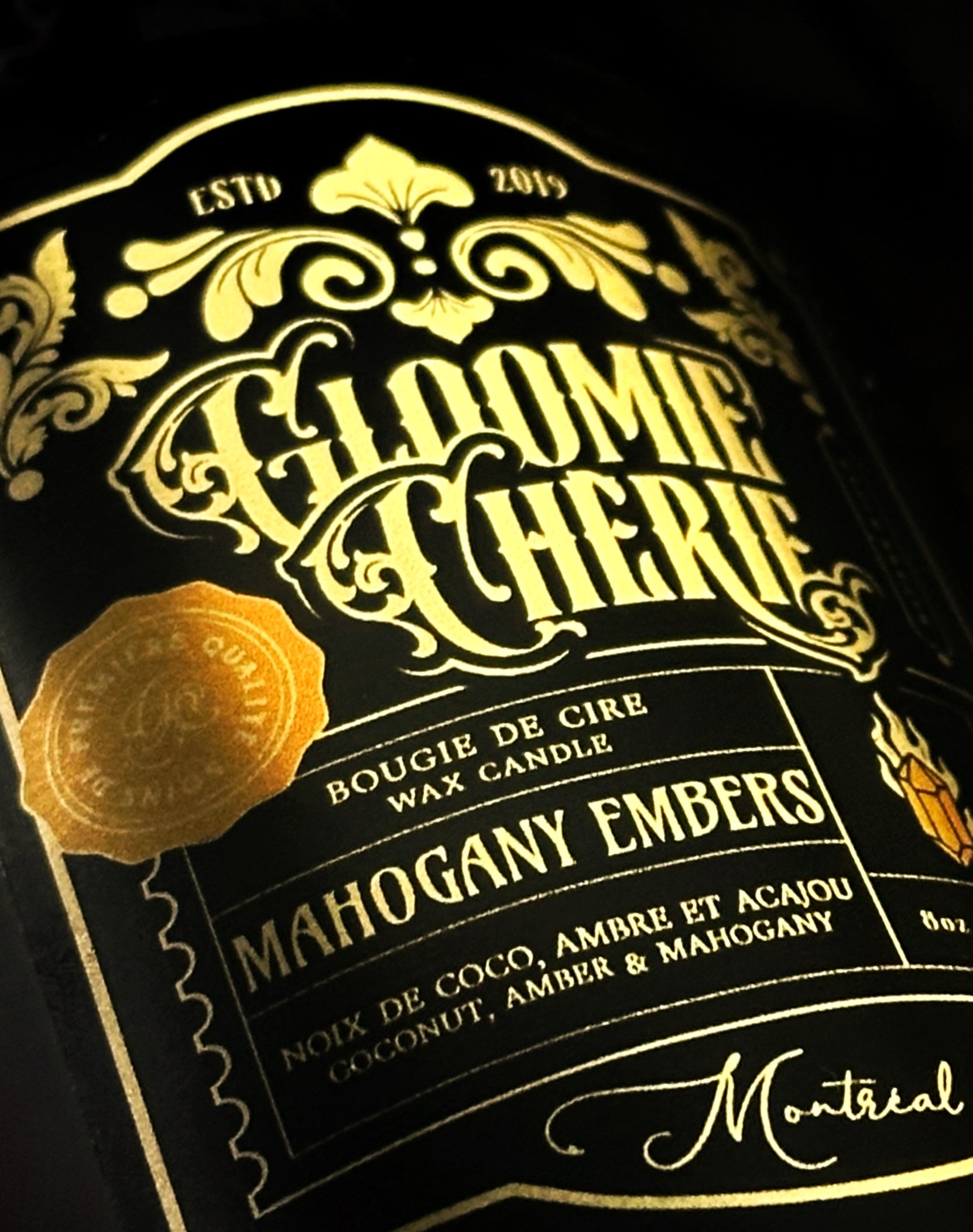 Mahogany Embers Candle